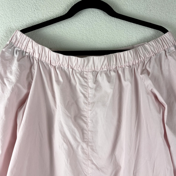 Free People Show Some Shoulder Top Womens Small Pink Blouse Off The Shoulder - Picture 9 of 11